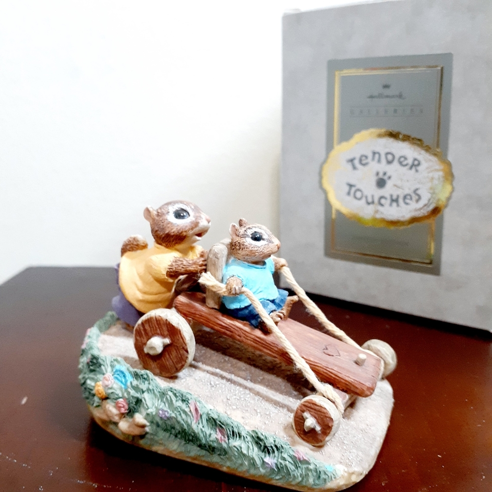 Hallmark Galleries Tender Touches Limited Edition Soapbox Racer Figurine